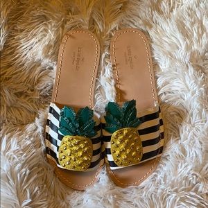 Kate Spade ♠️ Pineapple Sandals **Never Worn**
